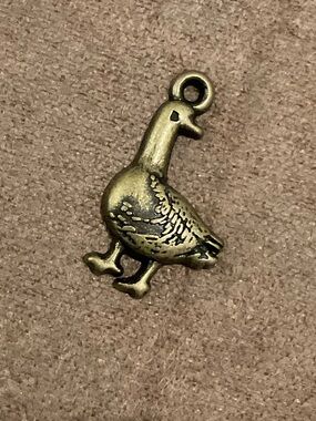 Vintage Duck Charm Pendant
